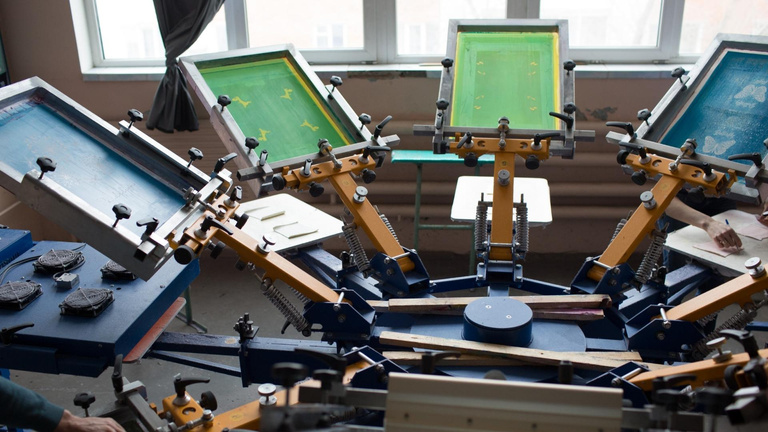 Screen Printing Line at Adiraj Coating Chakan